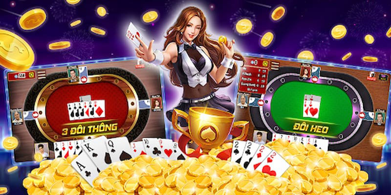 Mỗi ván chơi tiến lên có 3 - 4 người 